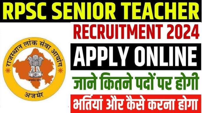 Rpsc senior teacher tgt vacancy 2024